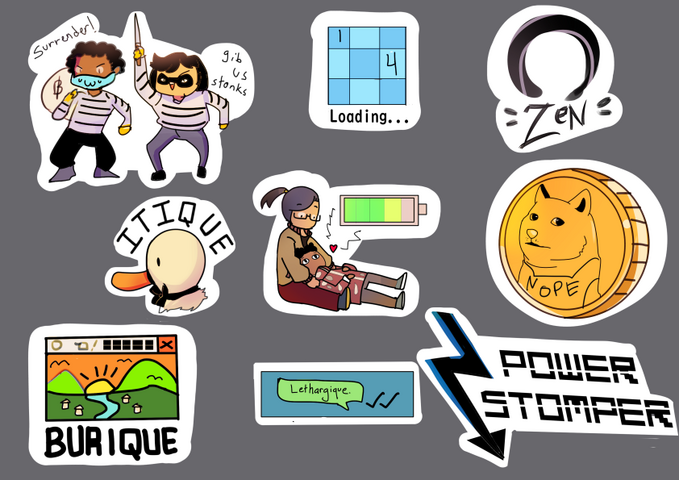 Personal Sticker Set